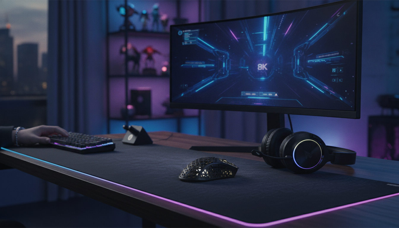 8K Wireless Gaming Mouse Guide: Polling, Feel, Battery
