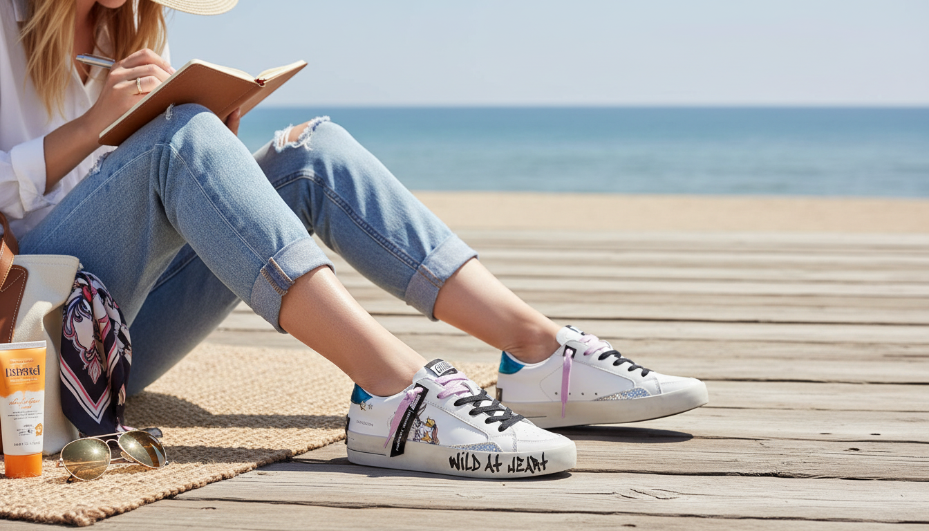 Crime London Women’s White Leather Sneakers Guide