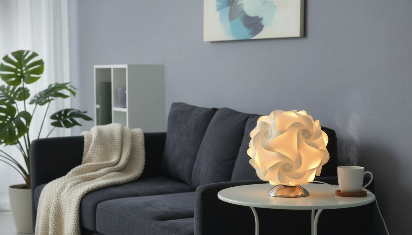Sculptural Flower Table Lamp for Modern Ambient Glow