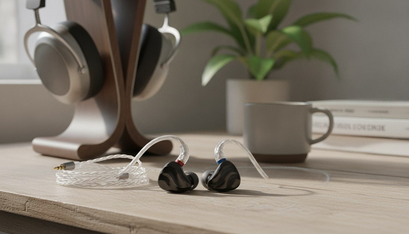 Hybrid Hi‑Res IEMs: Alloy Shell + Detachable Cable