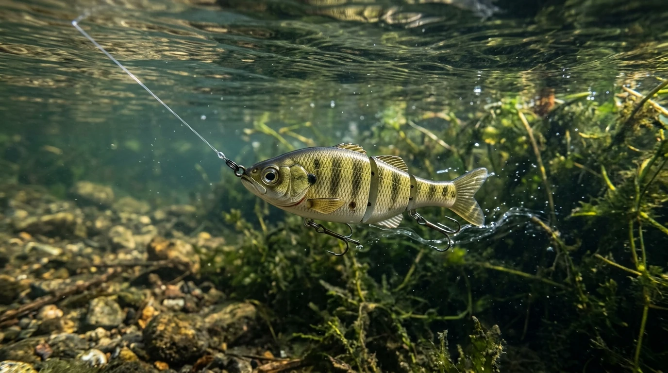 80mm MM Multi Jointed Fishing Lure for Pressured Water