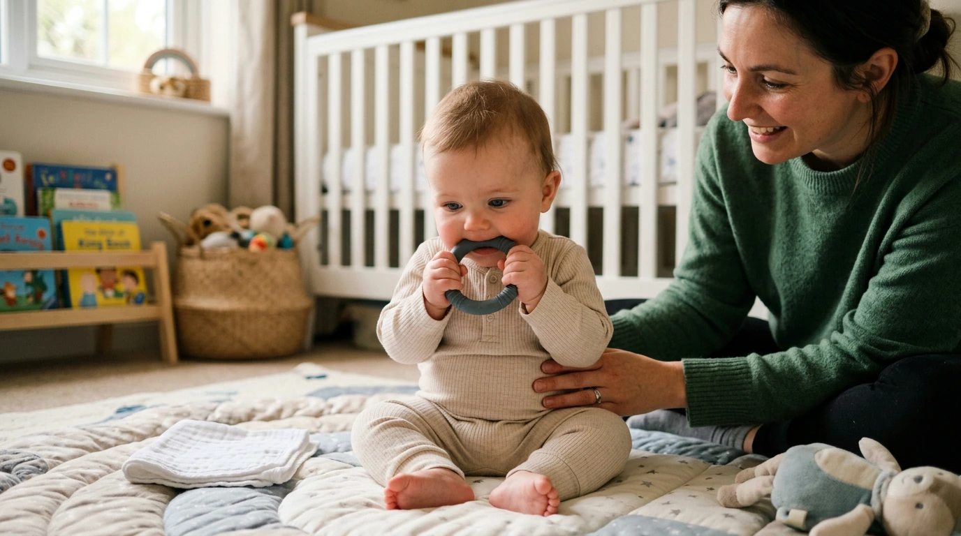 Baby Silicone Teether Toys: Safe Relief & Easy Grip