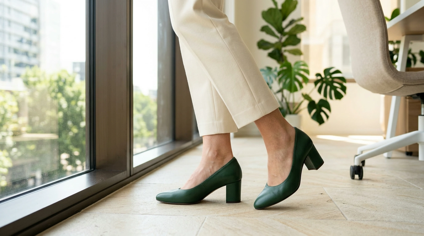 Furla Green Leather Pumps: Styling, Fit & Care Guide