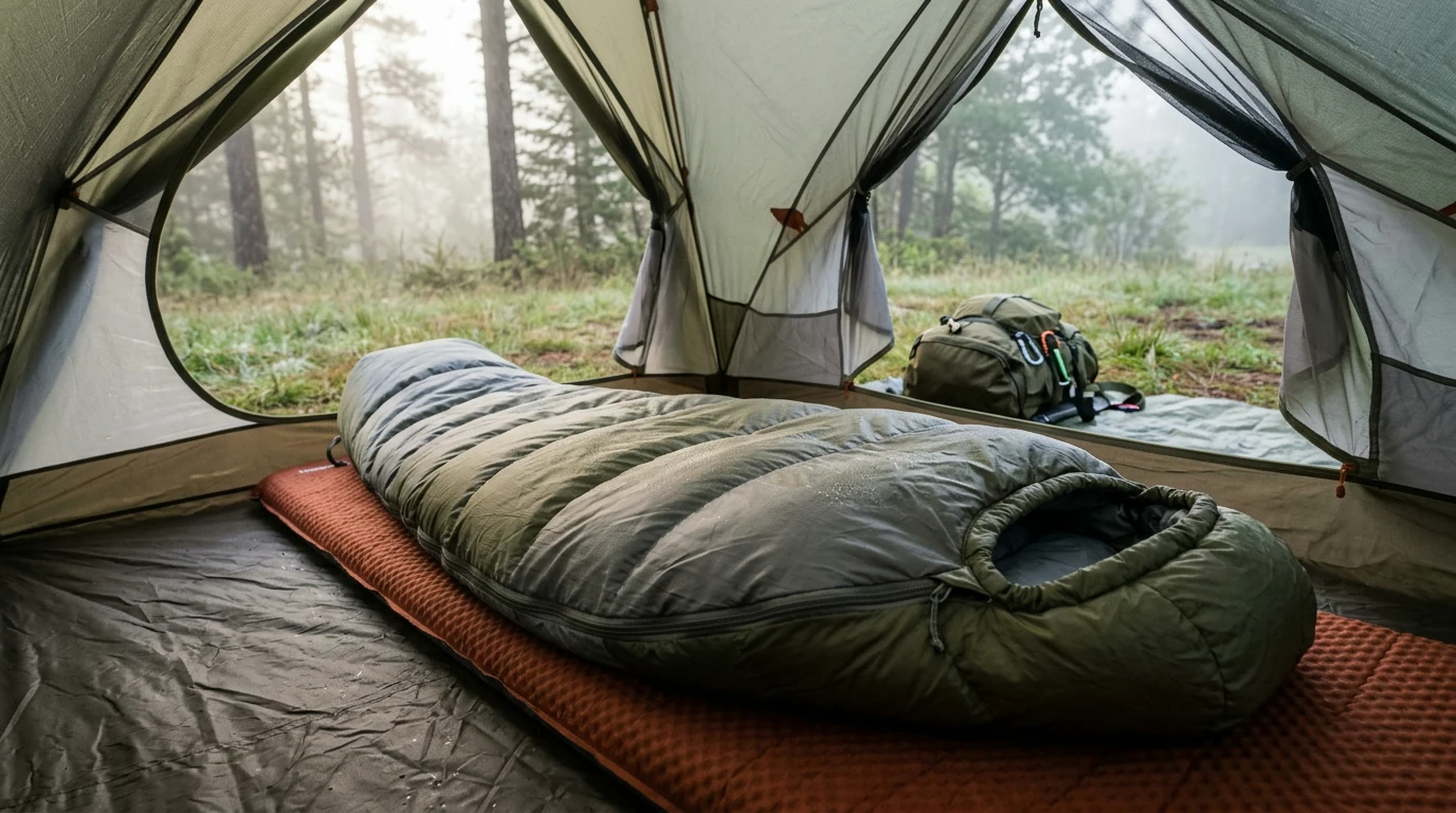 Ultralight Waterproof Sleeping Bag for Damp Camps