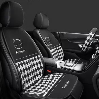 Linen-Cotton Seat Cushion Protector: Subaru, Jeep, Lexus